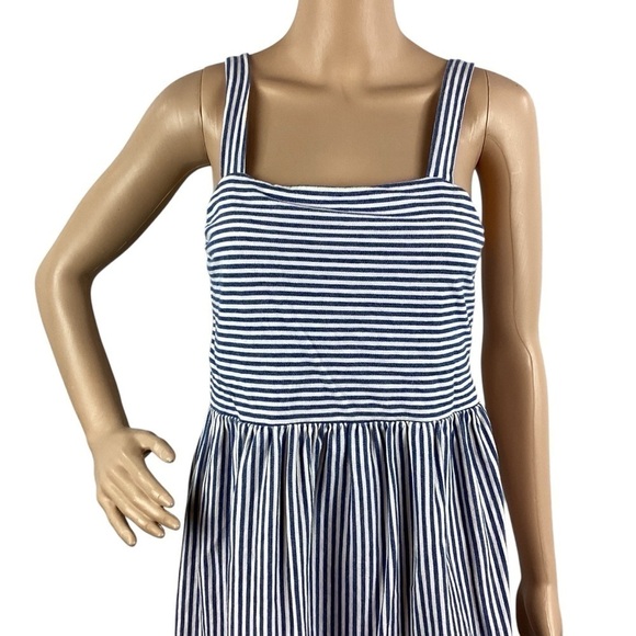LOFT Blue Stripe Summer Dress Size S - Picture 2 of 7